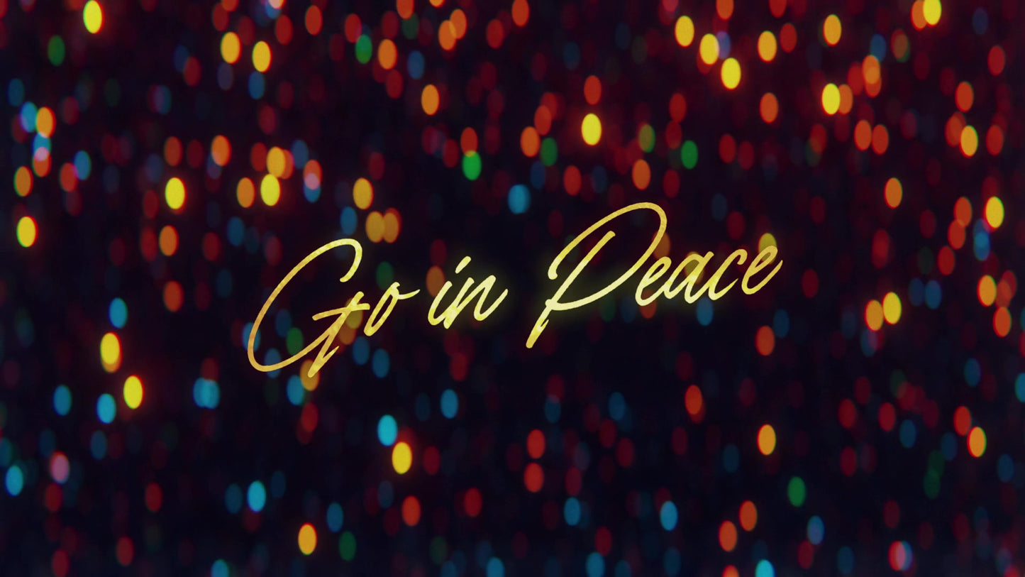 Glitter Echoes Go In Peace Title