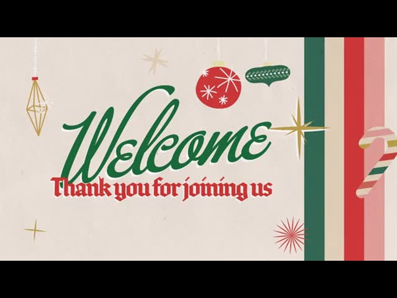 Vintage Christmas Welcome