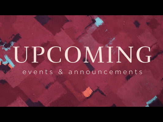 Mosaic Advent Upcoming