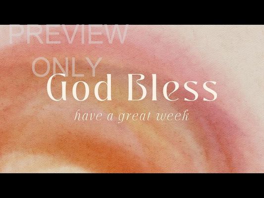 Spring Canvas God Bless Still