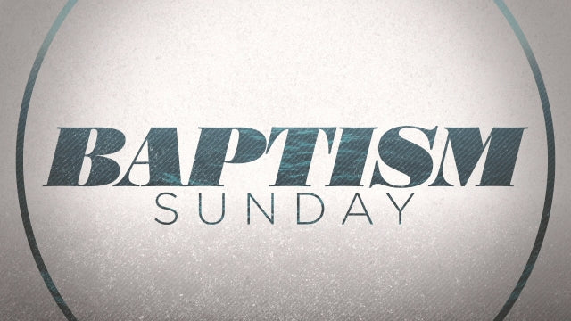 Baptism Waves Sunday