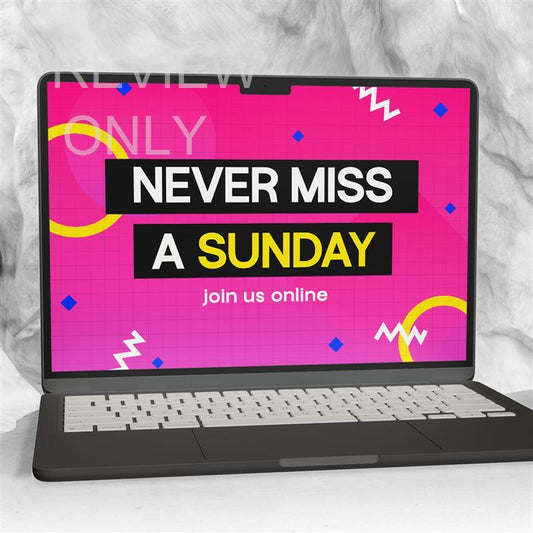 Never Miss A Sunday: Join Us Online - Social Graphic Main