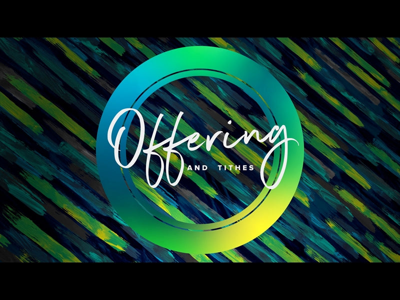 Palm Sunday Color Brush Offering