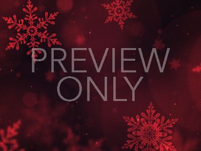 Christmas Glow Snowflakes Red