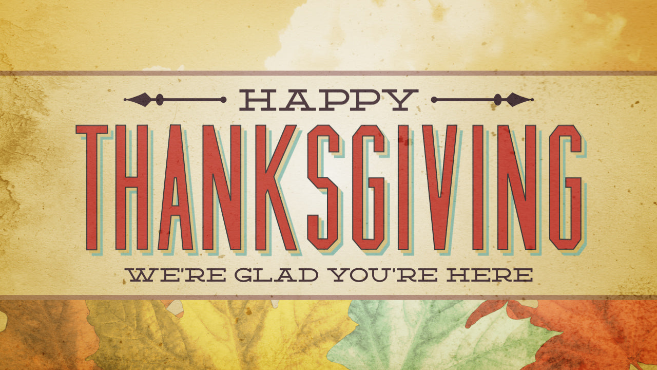 Classic Thanksgiving Welcome Still