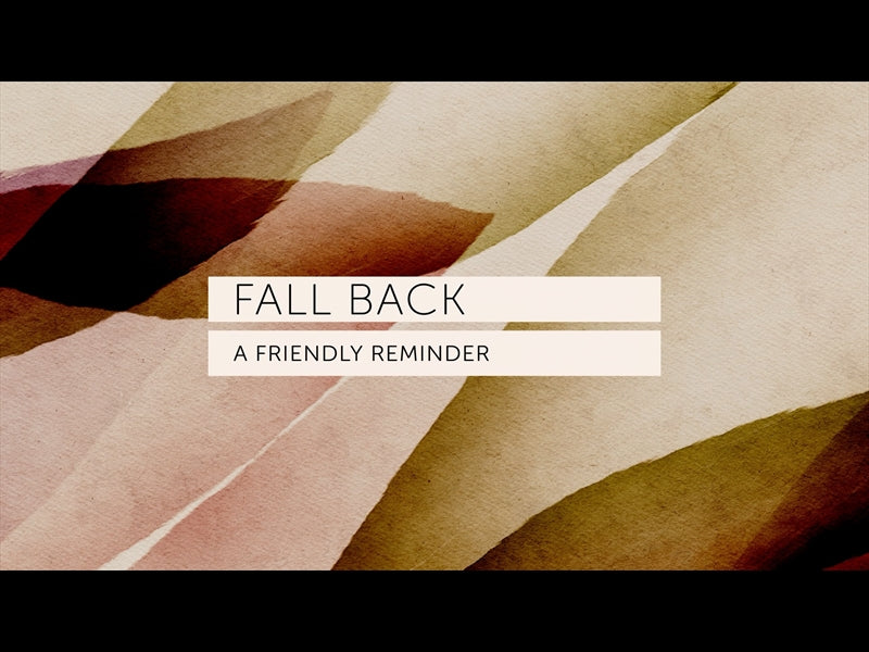 Fall Canvas Fall Back