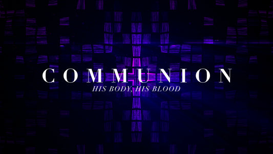 Cross Glass Communion Still