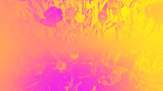 Radiant Gradient Flowers 04
