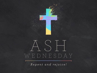 Paint Stroke Ash Wednesday
