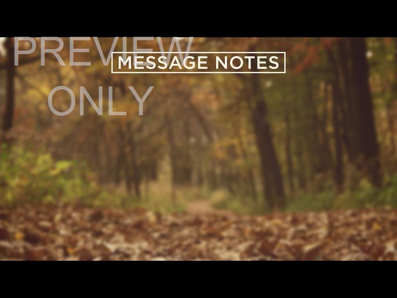 Fall Colors Message Notes
