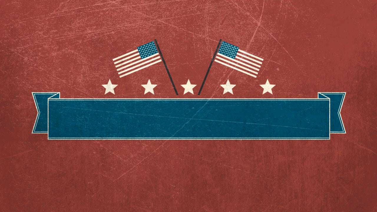 Vintage Independence Day Title Blank