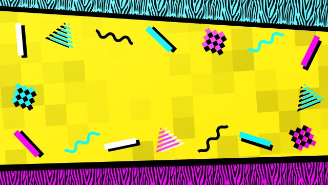 90'S Retro Blank Title 02