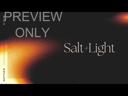 Salt And Light Title Still