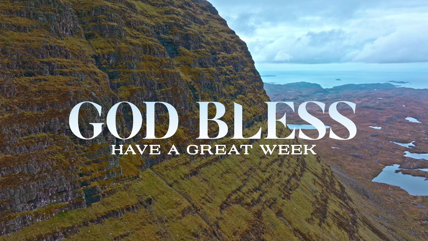 Scottish Mountain God Bless