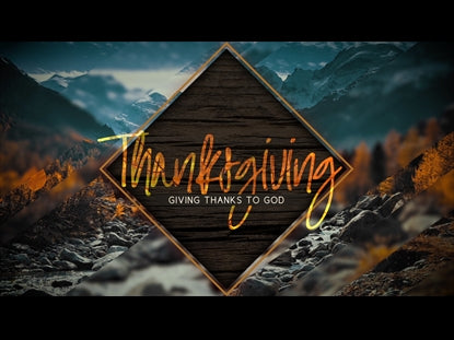 Falling Autumn Thanksgiving