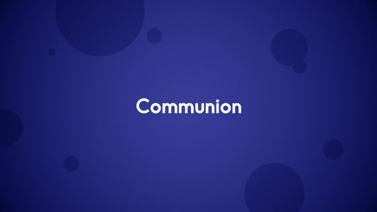 Floating Circles Communion