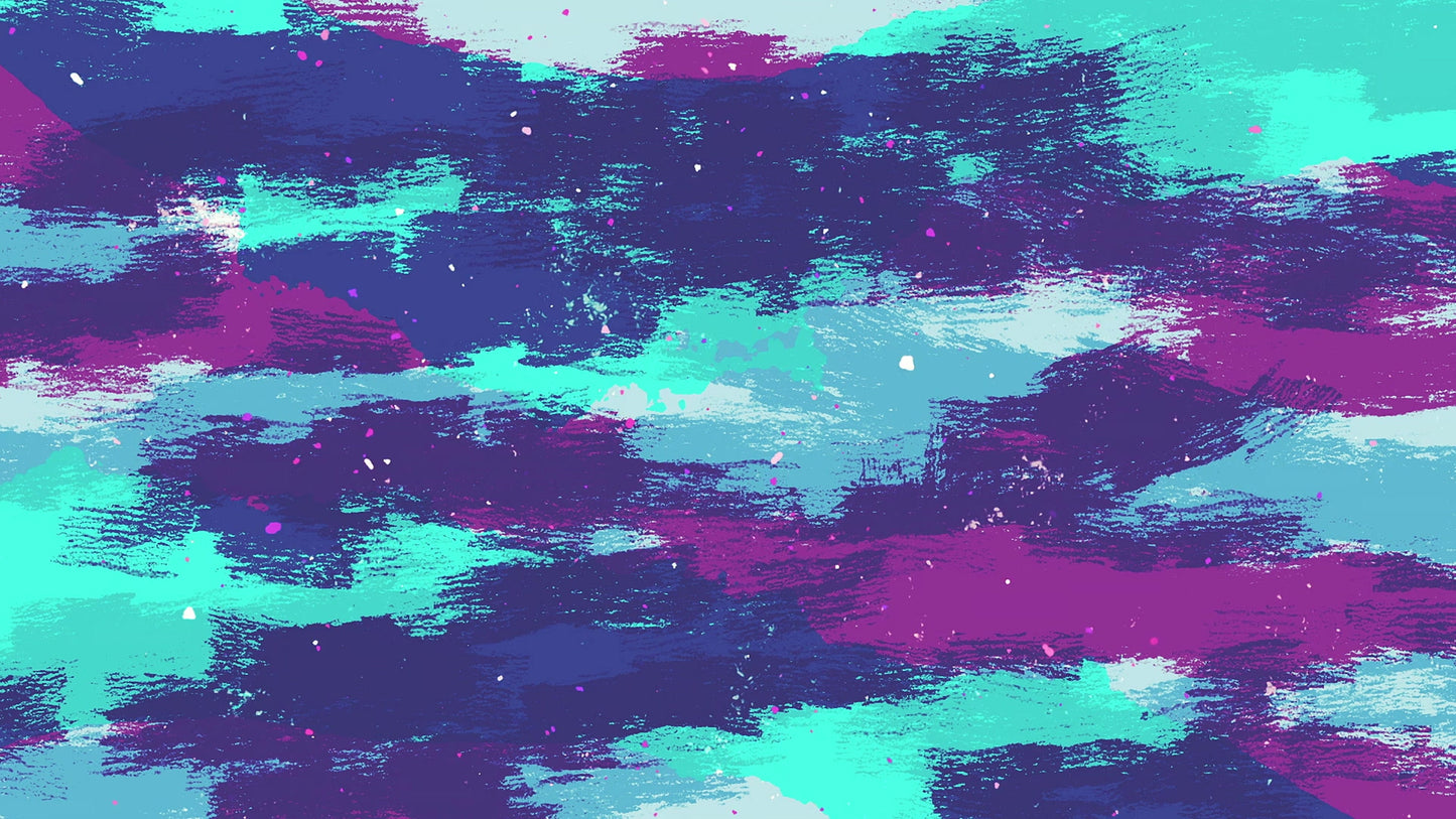 Vibrant Strokes Blue Still