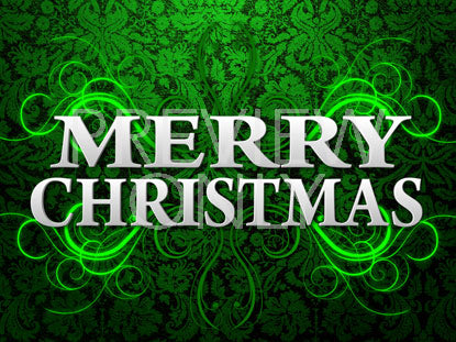Green Christmas Still