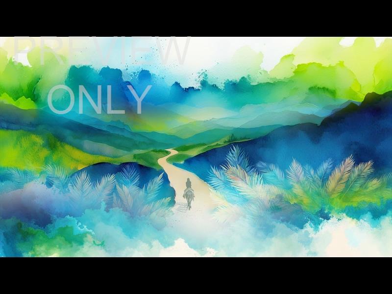 Easter Color Palm Sunday Still