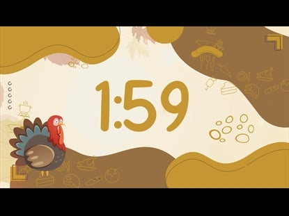 Don't Be A Turkey Thanksgiving Countdown