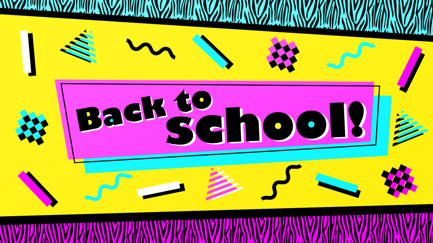 90's Retro Back To School Still