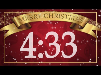 Merry Christmas Welcome Countdown