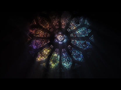 Multi Color Rose Window