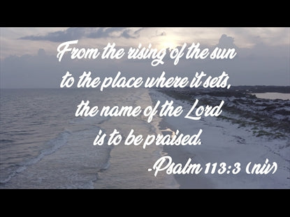 Psalm 113:3 Ocean Sunset