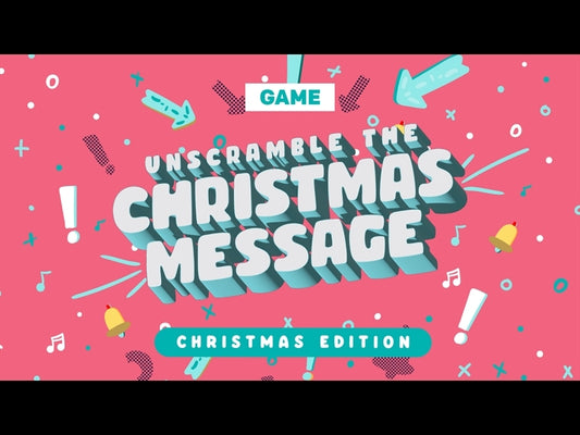 Unscramble The Christmas Message
