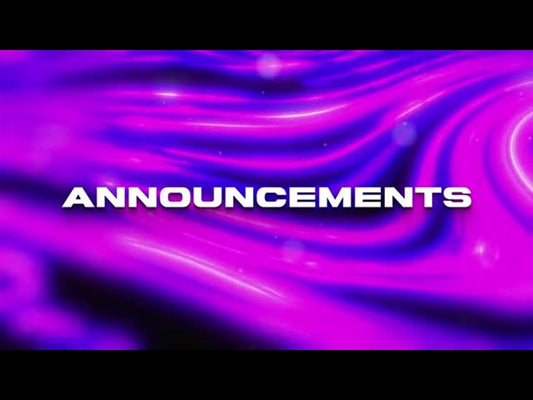 Flow: Volume One Announcements Motion