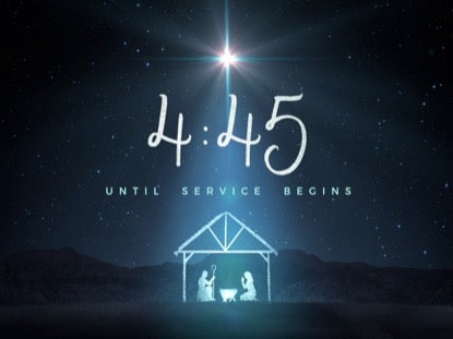 Starlight Nativity Countdown