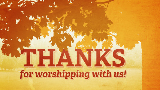 Fall Colors Thanks Still