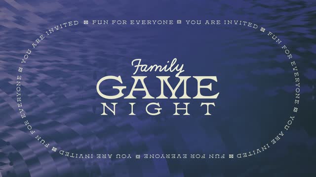 Solar Patterns Family Game Night