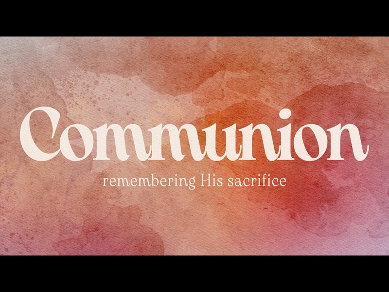 Easter Canvas Communion